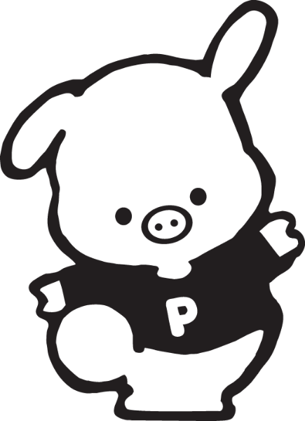 Fool His Money - Pig Decals (435x600)