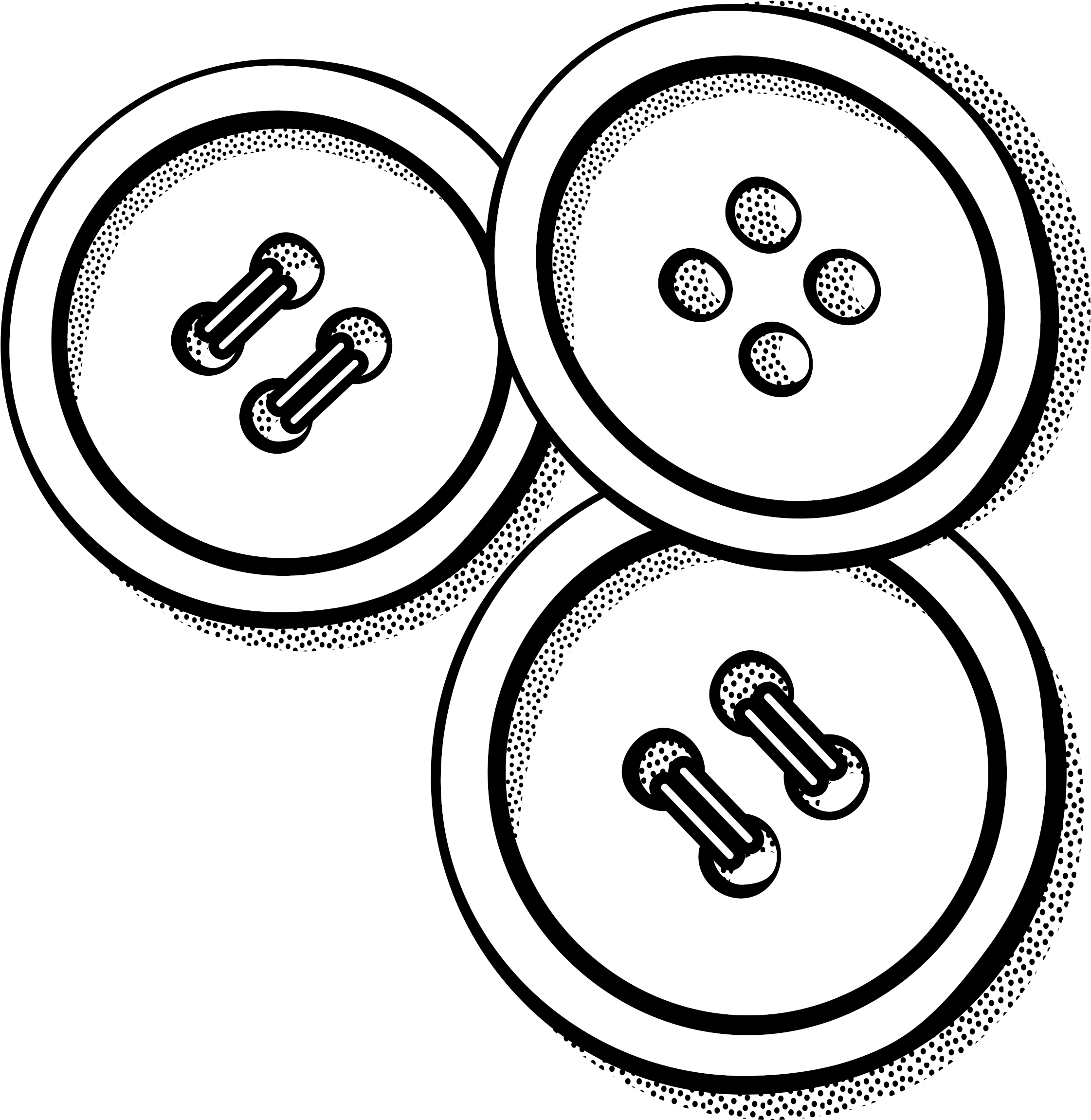Clipart - Buttons Drawing (2400x2400)