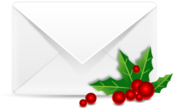 Holiday Mail Clip Art (600x600)