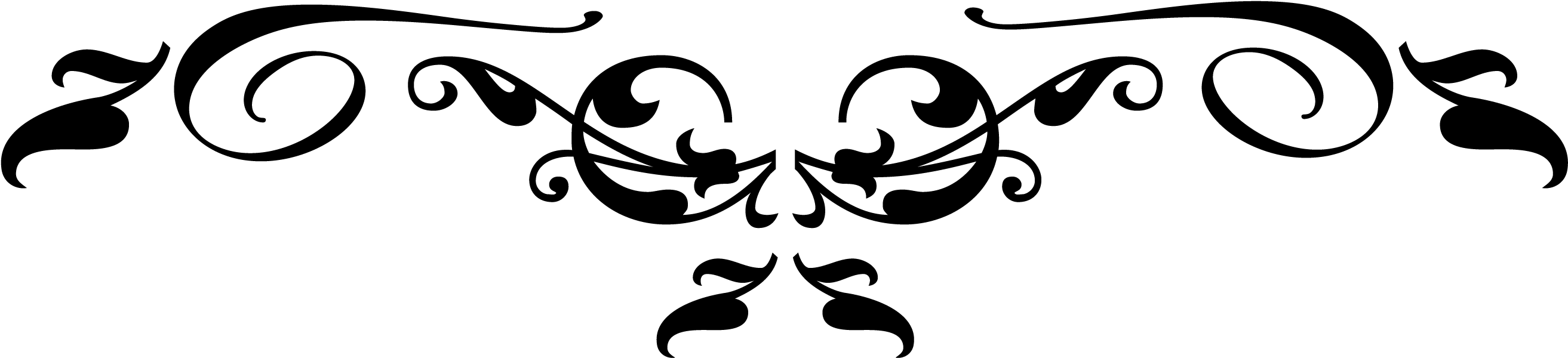 Across From Starbucks - Decorative Elements Clip Art (2667x667)