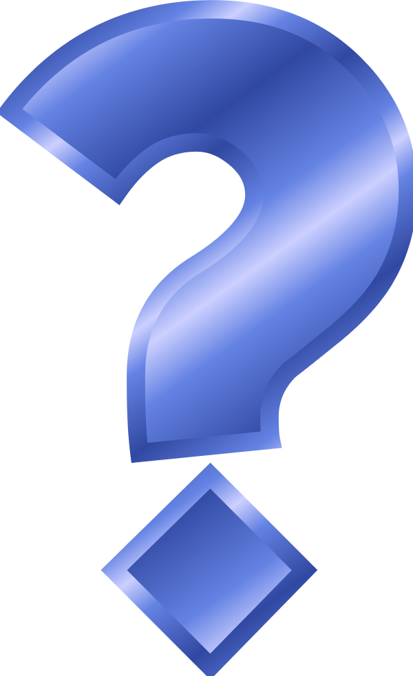 Vector Clip Art - Question Mark Clip Art (600x980)