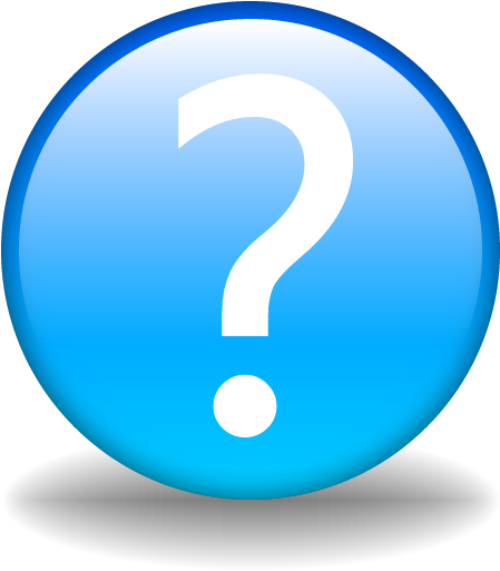 Blue Question Mark Icon Clipart - Question (512x512)
