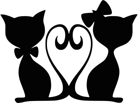 Love Cat Silhouette (480x359)