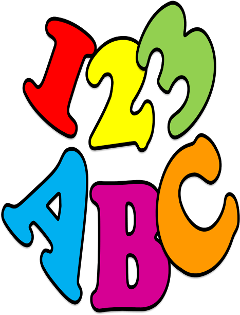 Abc - Clip Art (1215x1600)