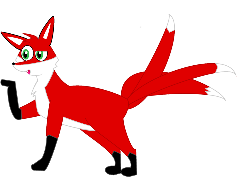Standing Pose By Trickyfox93 - Cartoon (894x894)