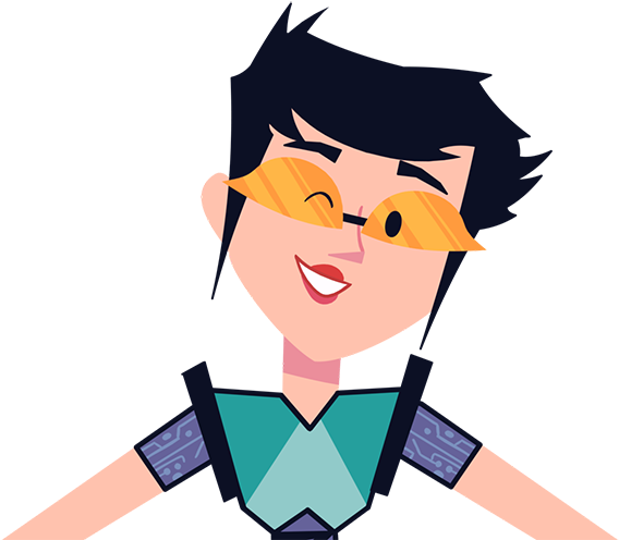 Zim Code For Javascript Html Canvas Coding - Cartoon (600x500)
