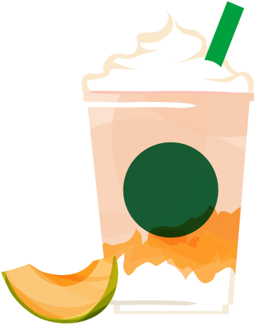 カンタロープ メロン ＆ クリーム フラペチーノ® おすすめカスタマイズ - カンタロープ メロン ＆ クリーム フラペチーノ® おすすめカスタマイズ (600x600)