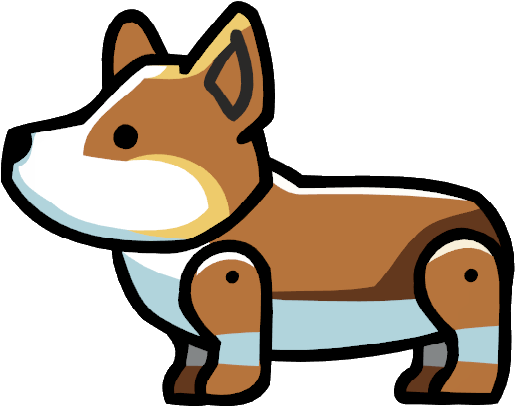 Corgi - Scribblenauts Unlimited Dog (528x418)