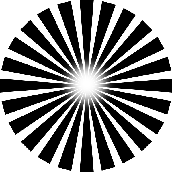 Black - Rays Png (600x600)