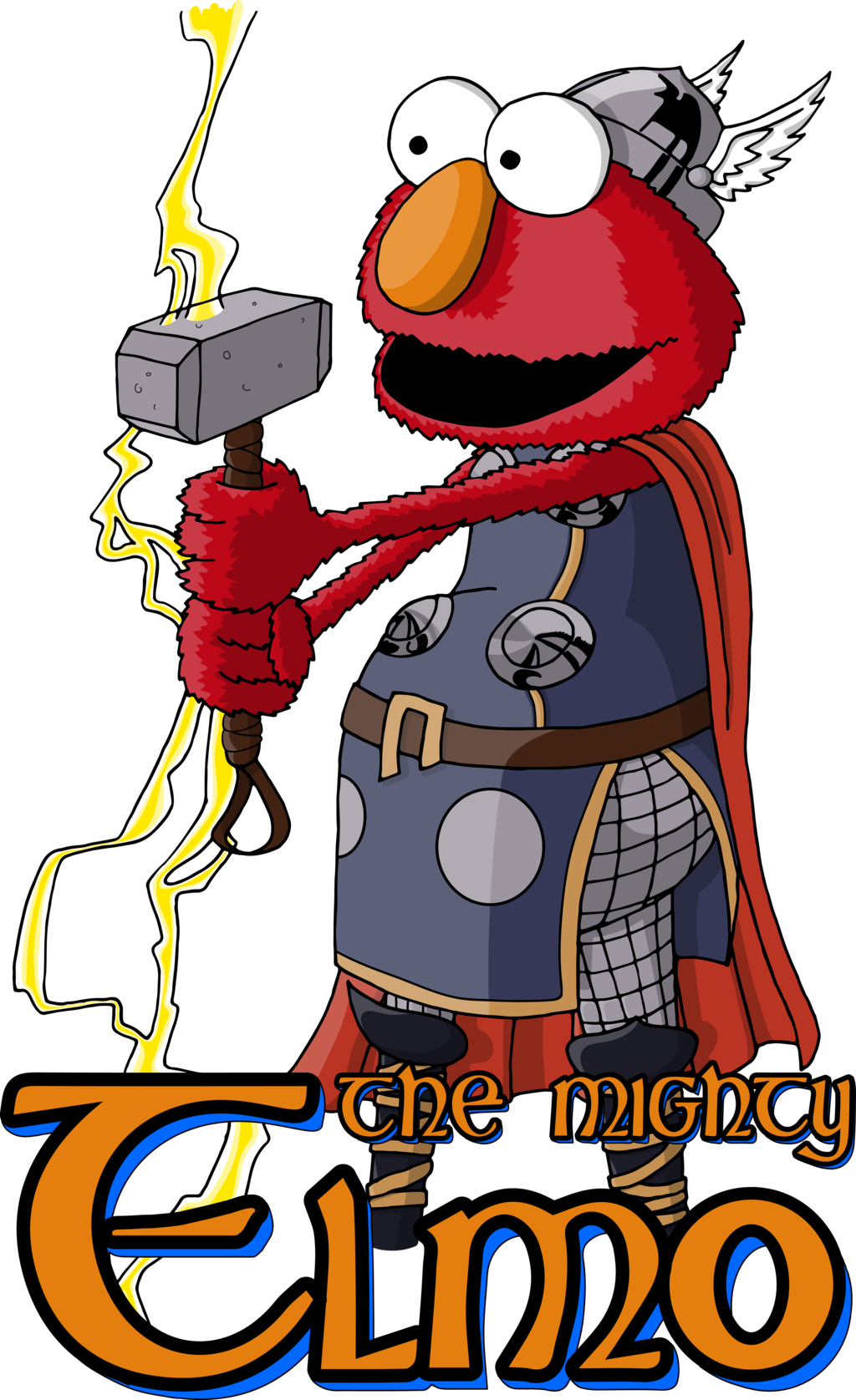 Elmo Thor By Ess-ex - Thor (1024x1676)