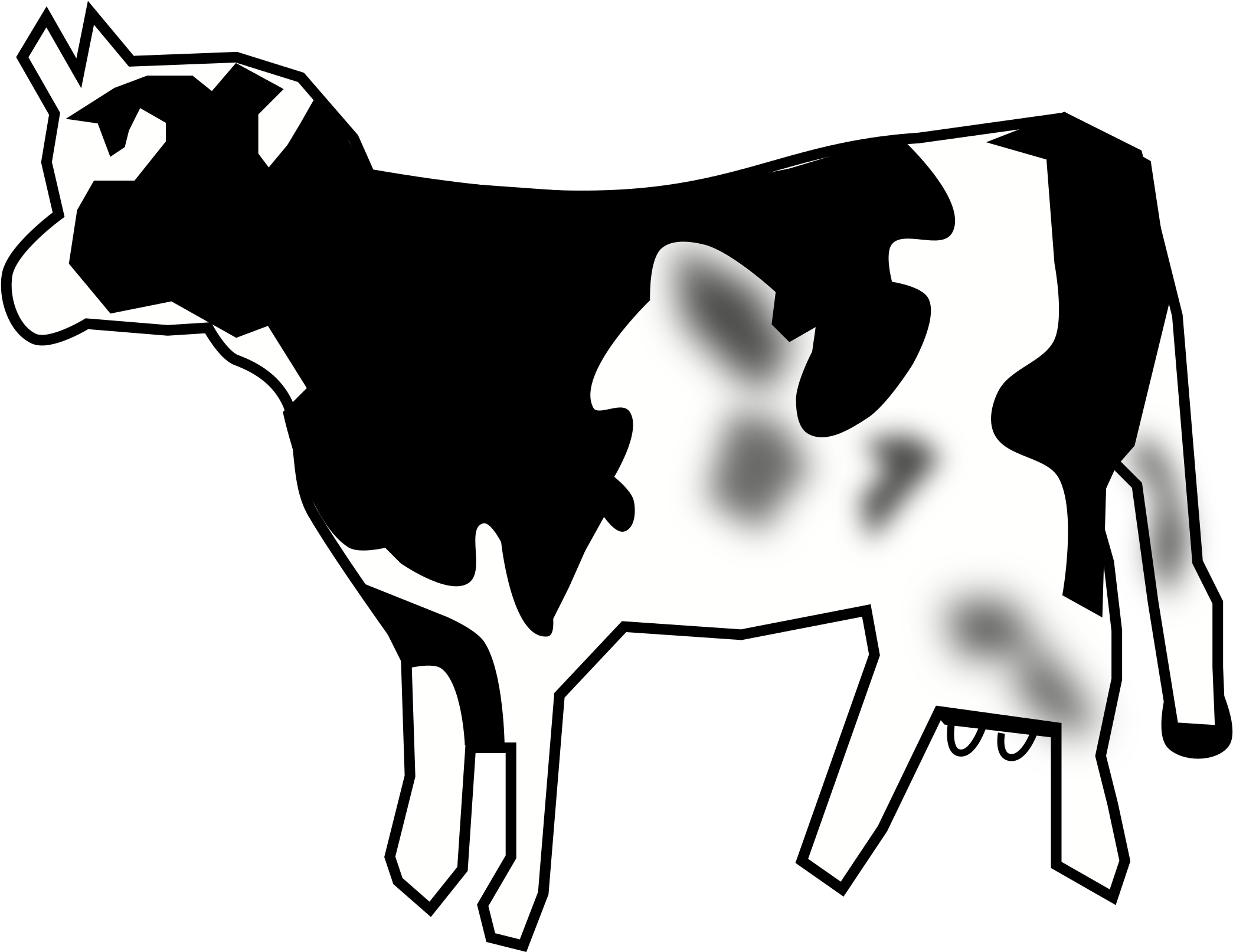 Vaca Trazo - Portable Network Graphics (2400x1800)