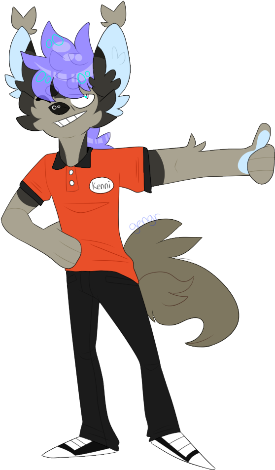 Chuck E Cheese By Gengr - Cartoon (595x975)