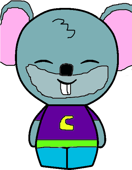 Chuck E Cheese Dorb By Tommypezmaster - Seton 70320 Fluorescent August Dot Labels,black Ive (450x600)