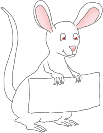 White Mouse Clip Art - Mouse (484x591)