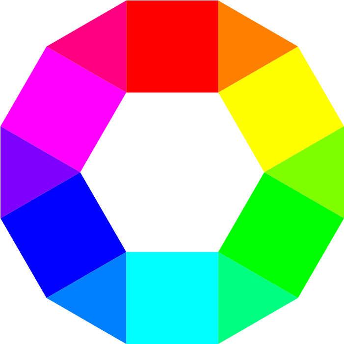 6 Hexagons 6 Triangles - Dodecagon Rainbow (800x800)