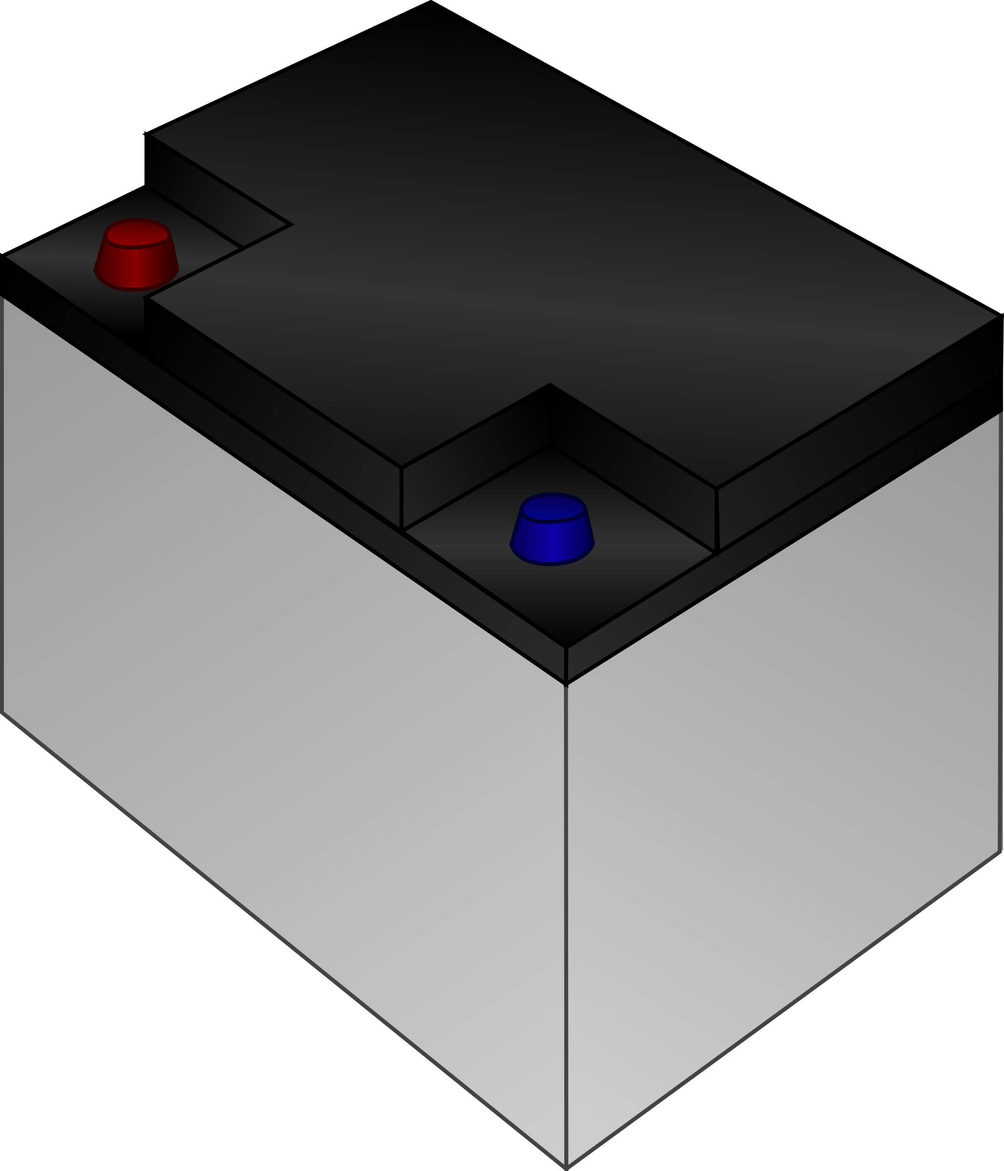Big Image - Battery Clip Art (2057x2400)
