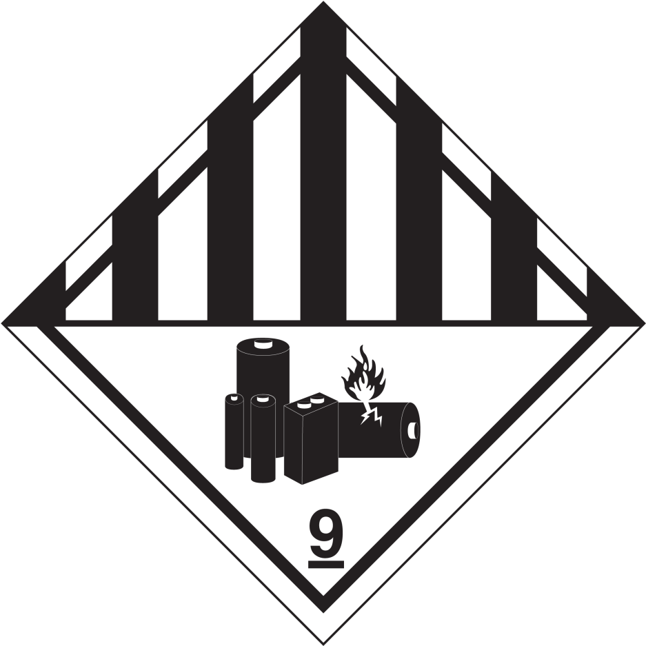 Lithium Batteries - Class 9 Hazardous Materials (2598x2598)
