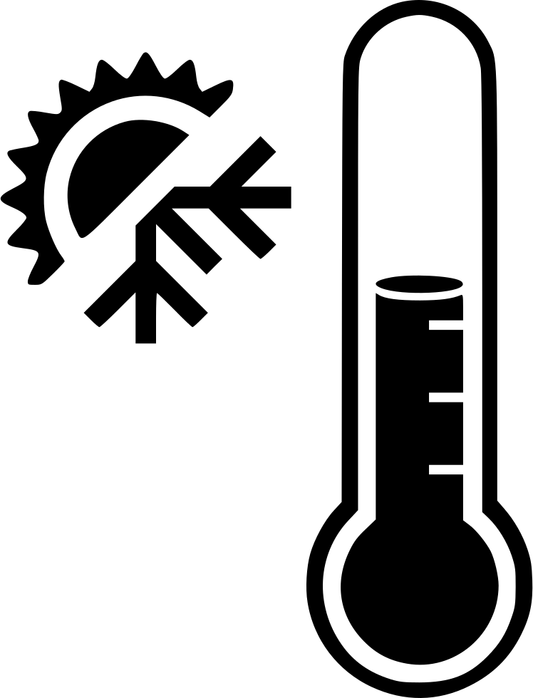 Thermometer Warm Temperature Comments - Cold Temperature Black And White (748x980)