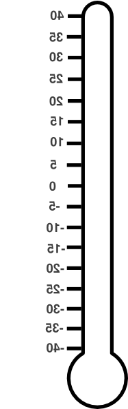 Thermometer Blank Clipart - Parallel (228x593)