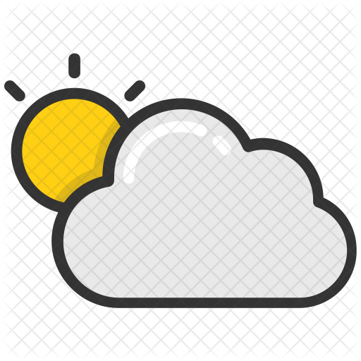 Sunny Cloud Icon - Weather (512x512)