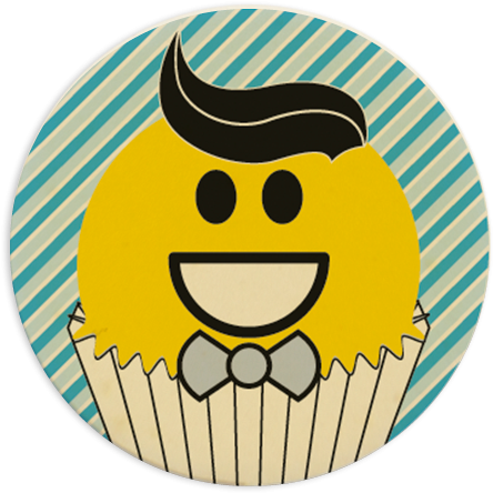 Mr Cupcake - Sticker Construccion (500x500)