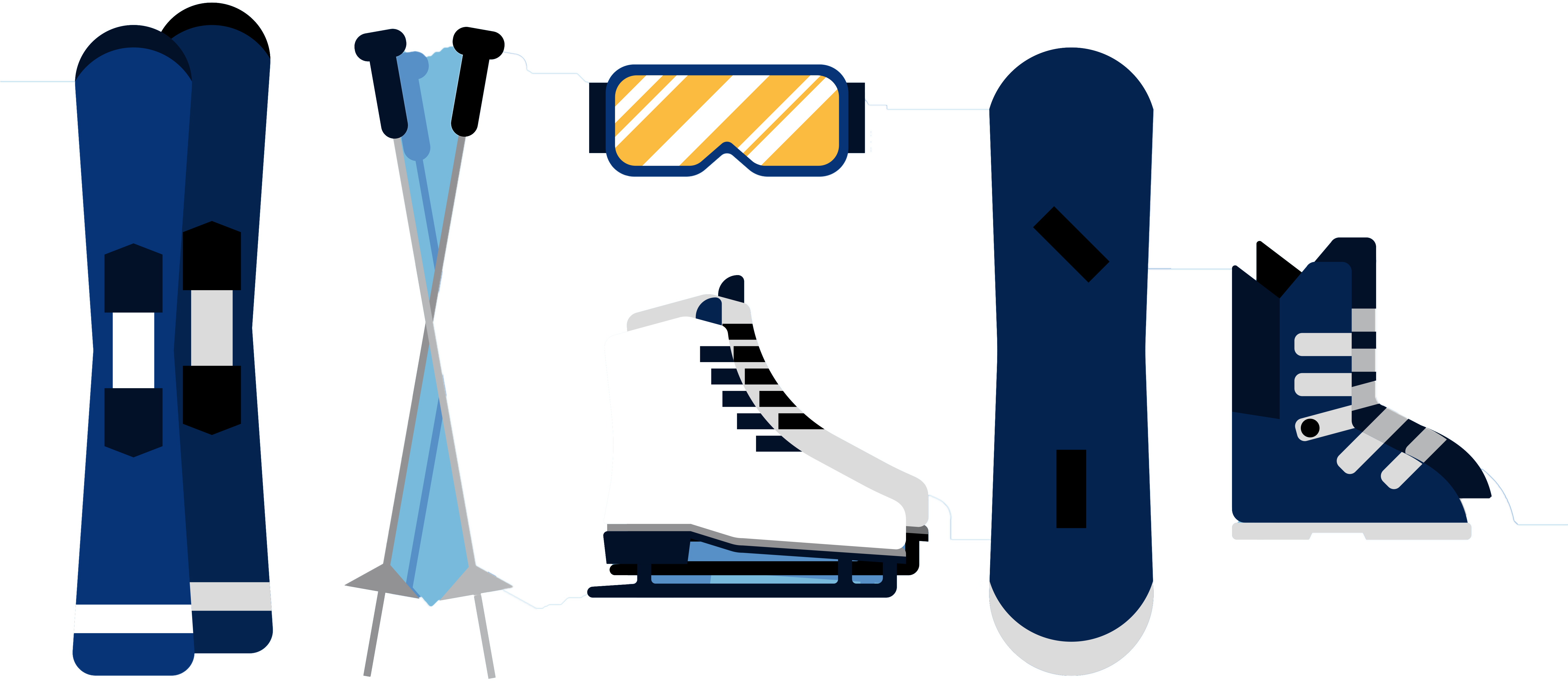 Skiing Ice Skating - Vector Marketing (5833x4083)