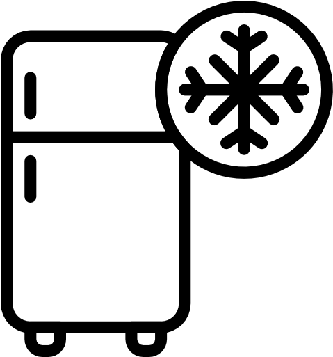 In - Icono Congelador Vector (512x512)