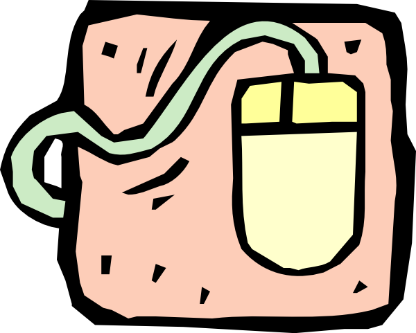 Mouse Pad Clipart (600x481)