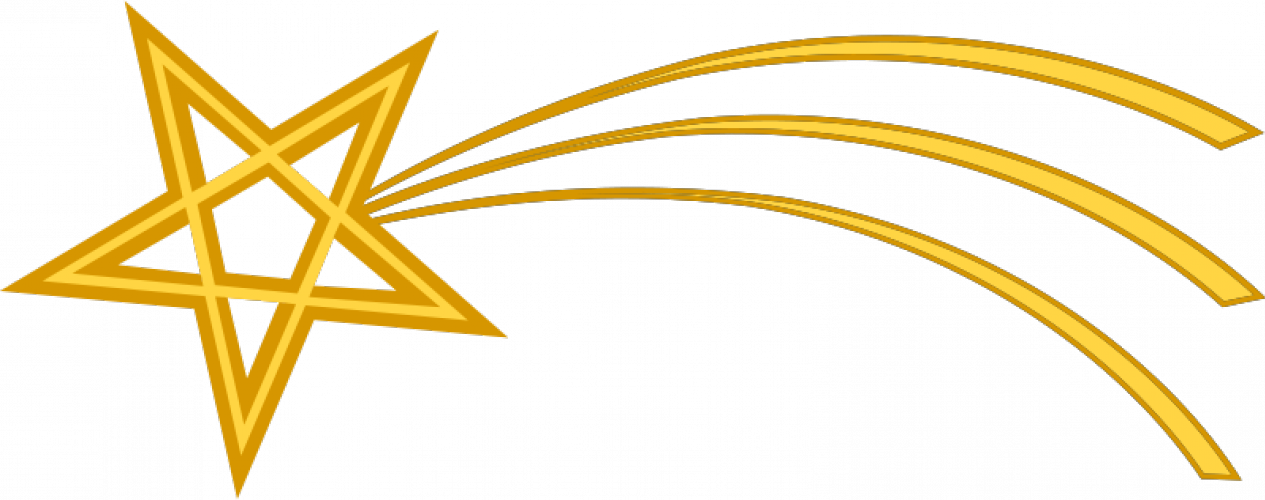 Star Vector Image - Christmas Star Clip Art (1265x500)