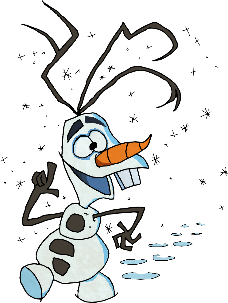 Olaf By Eeyorbstudios - Cartoon (781x1024)