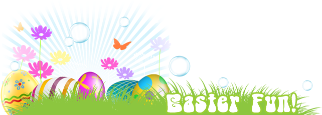 Easter Eggs In Grass Clip Art (650x229)