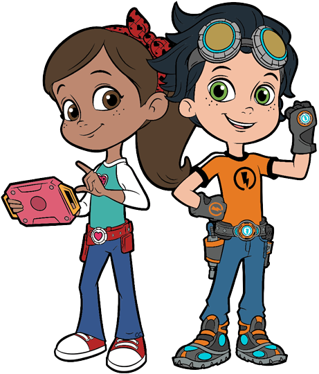 Whirly Ray Crush Jack Liam Ruby Rusty, - Rusty Rivets Rusty And Ruby (461x540)