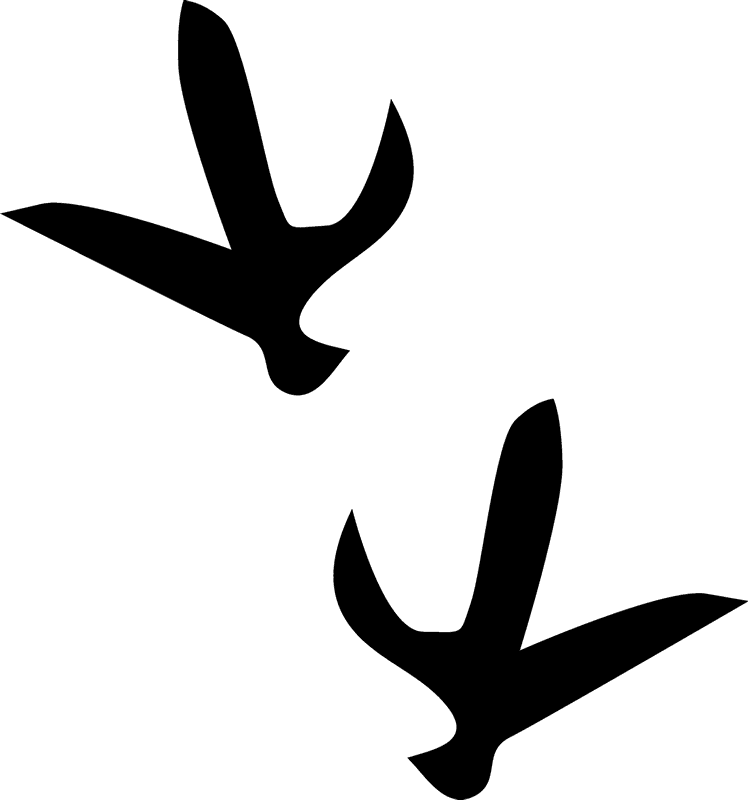 Pheasant Tracks Rubber Stamp - Rubber Stamp (748x800)