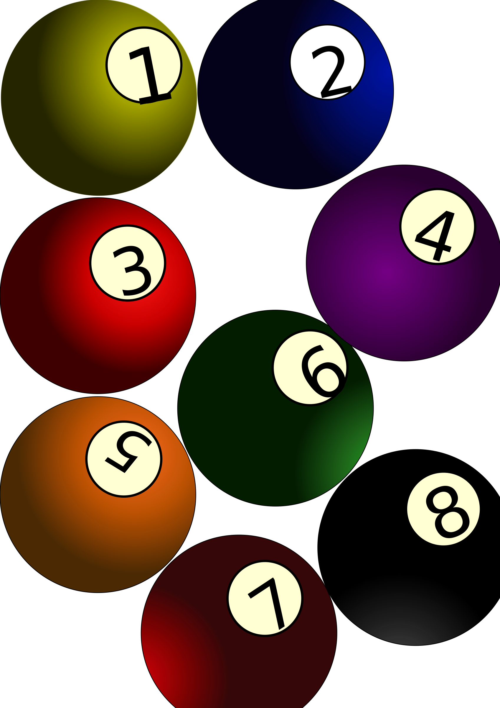 Big Image - Bolas Clipart (1697x2400)