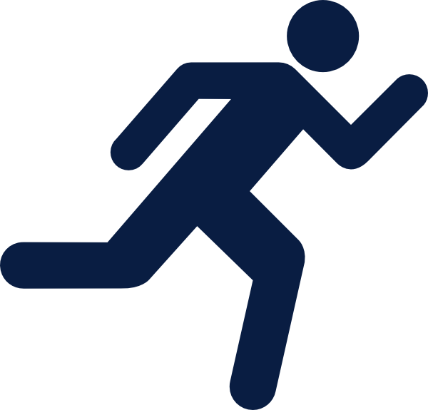 Running Man Icon Blue (600x575)