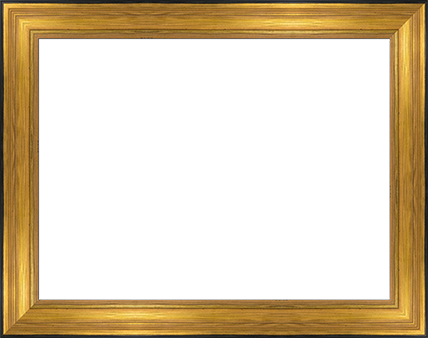 Vintage Gold Frame Transparent (428x338)