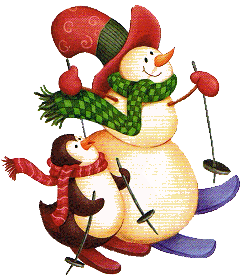 Xmas - Snowman (490x566)