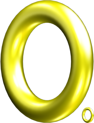 Ring Clipart Sonic - Circle (368x480)
