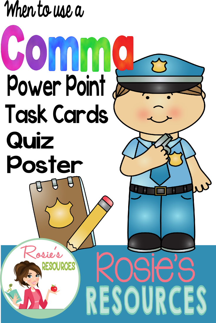 Comma Rules Powerpoint Bundle Now With Boom Cards - Teacher (735x1100)