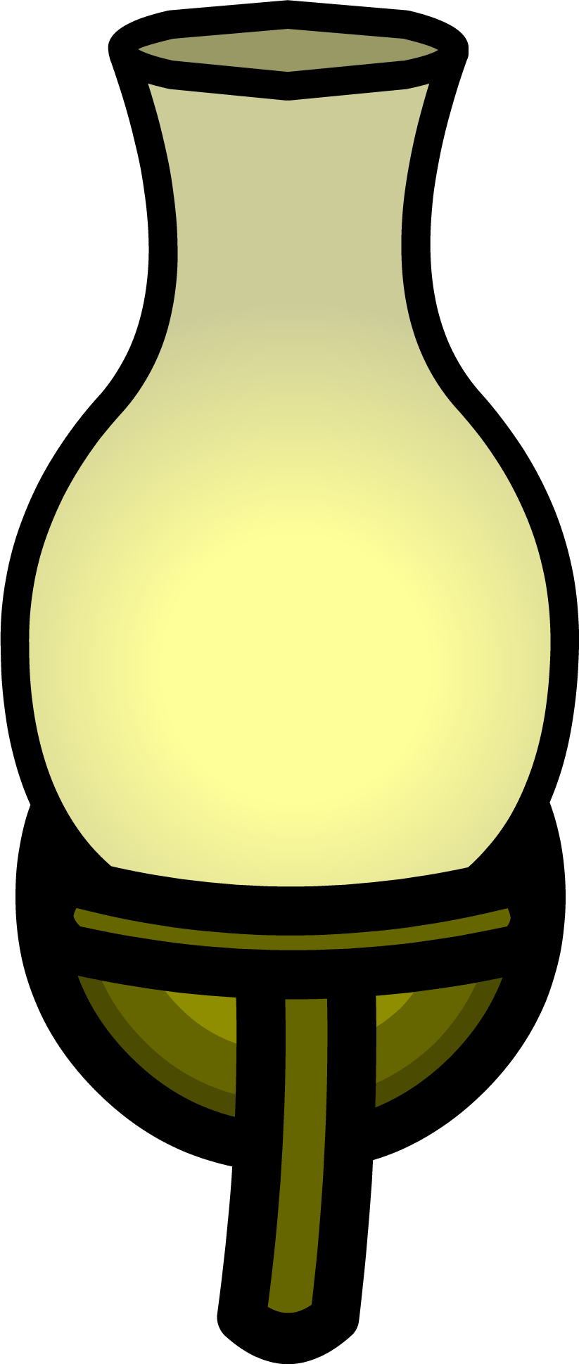 Single Wall Light Sprite 002 - Lampshade (823x1939)