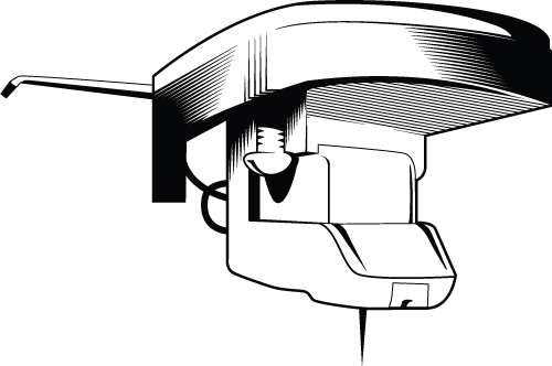 Dj - Record Needle Clip Art (500x332)
