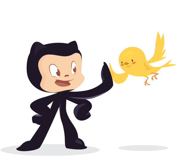 Appcanary Joins Github - Cartoon (983x553)