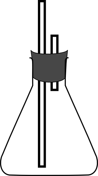 Erlenmeyer Flask Stopper Clipart (336x600)