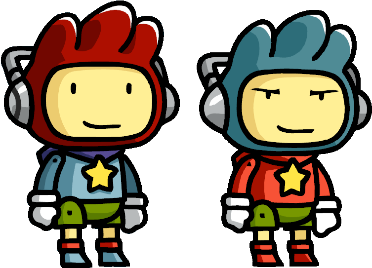 Maxwell And Clone - Scribblenauts Maxwell (774x558)