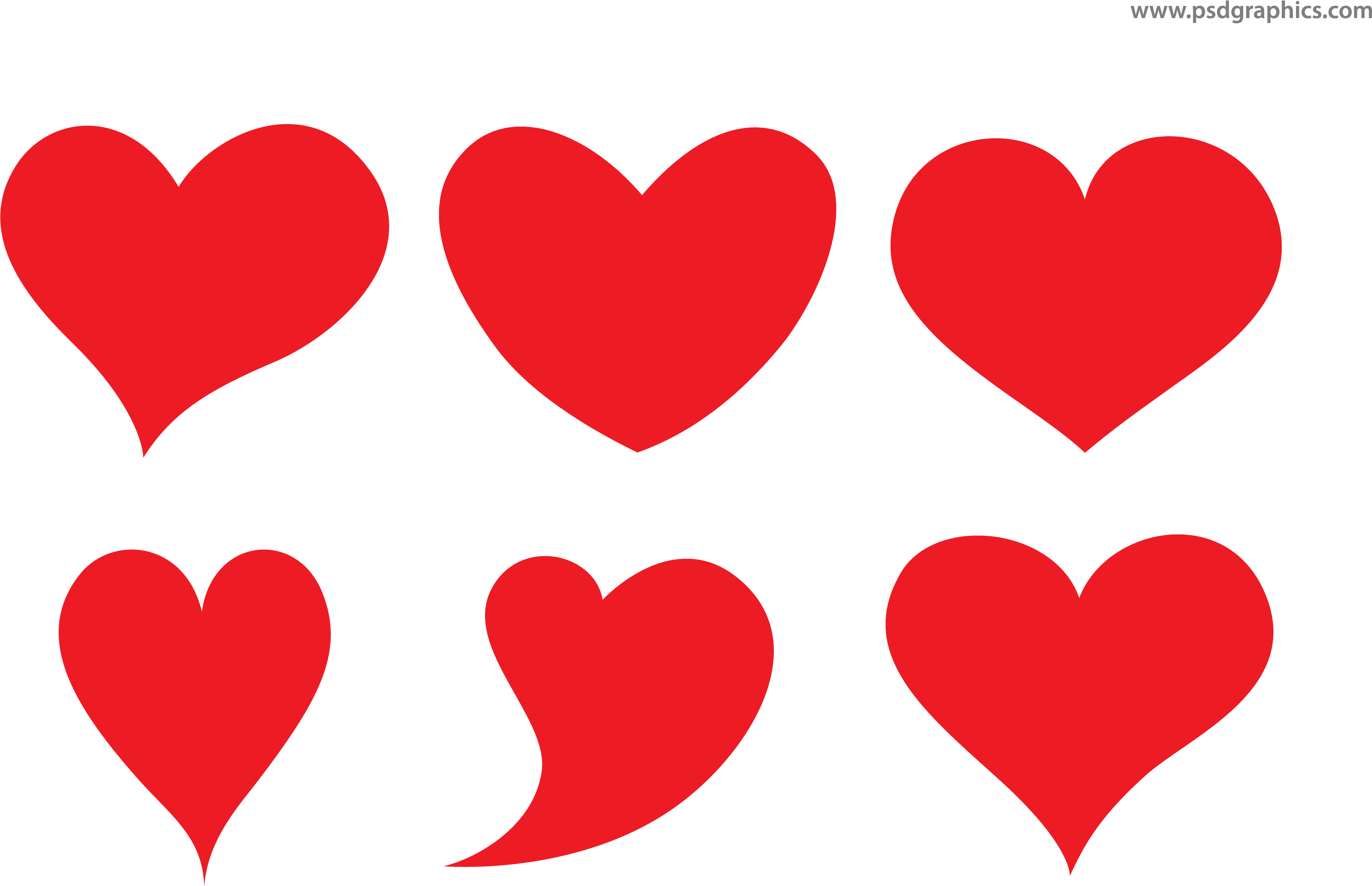 Hearts Background - Heart Shapes Vector (5000x3333)