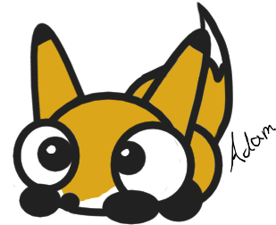 Cute Fox [transparent] By Backfromhell666 - Cartoon (608x426)