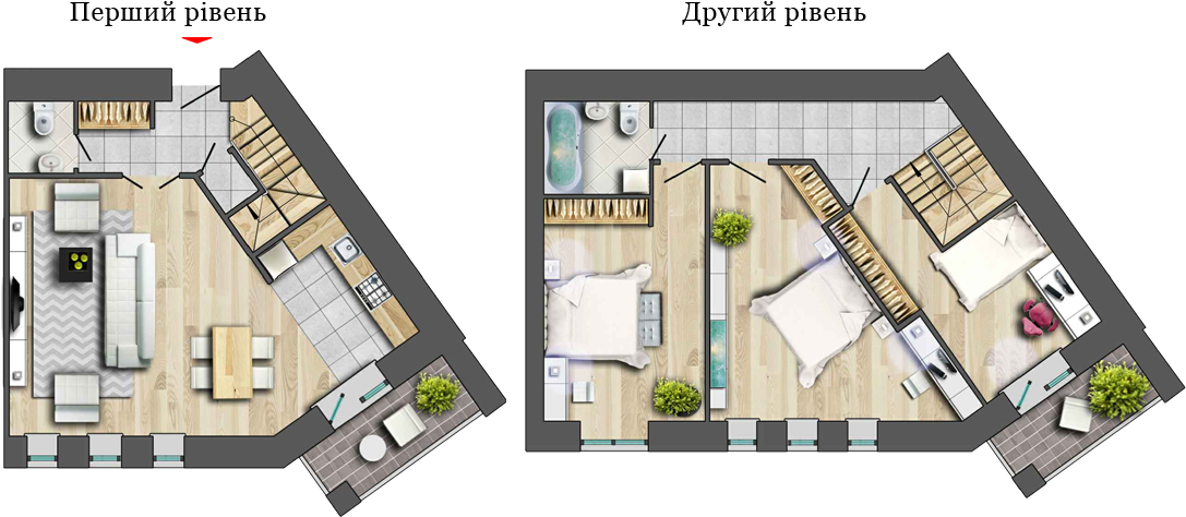 Запросити Цiну На Квартиру - Floor Plan (1205x476)