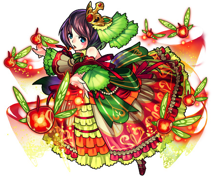 Fabled Snow Bow - リボン 獣 神化 イラスト (440x392)