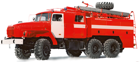 Пожарная Машина Урал - Ural-375d (506x272)