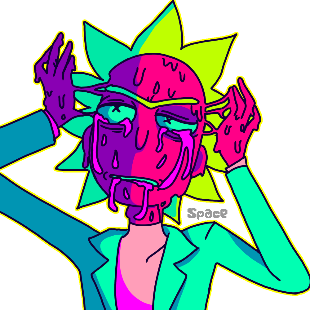 Gooey Rick - Art (1000x1000)